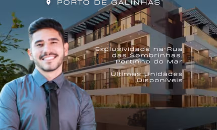 Flat em Porto de Galinhas | Rua das Piscinas Naturais | Térreo c/ Piscina Priv.