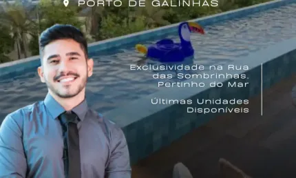 Flat em Porto de Galinhas | Rua das Piscinas Naturais | Térreo c/ Piscina Priv.
