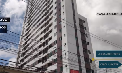 APARTAMENTO NOVO - 02 QUARTOS - CASA AMARELA/RECIFE - EXCELENTE LOCALIZAÇÃO