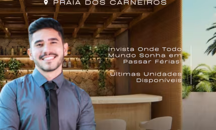 Flat na Praia dos Carneiros | Lazer Completo | Oportunidade com Mensais de R$ 1.500,00