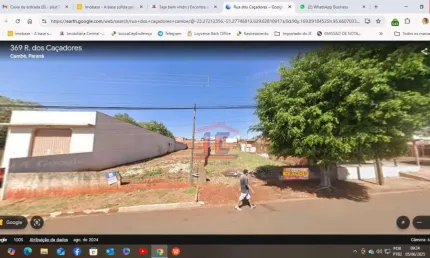 TERRENO COMERCIAL E RESIDENCIAL - RUA DOS CAÇADORES - CAMBÉ