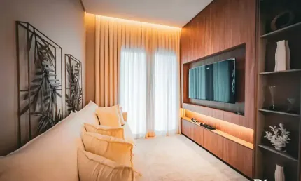 Apartamento Garden Mobiliado e Decorado com 2 Dormitórios, Suíte e Jardim Privativo