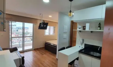 Studio com 1 dormitório para alugar, 31 m² por R$ 2.610,14/mês - Jardim Maia - Guarulhos/SP