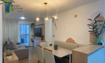 Apartamento em Guarulhos, condomínio Moov, Shopping Maia, com 3 dormitórios à venda, 75 m² por R$ 660.000