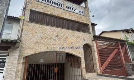Sobrado com 4 dormitórios para alugar, 246 m² por R$ 3.810,00/mês - Parque Continental II - Guarulhos/SP