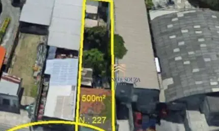 Terreno para alugar, 500 m² por r$ 3.250/mês - vila augusta - guarulhos/sp