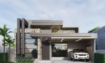 Casa em condomínio fechado com 3 quartos à venda na Rodovia Arquiteto Hélder Cândia, Brisas, Cuiabá