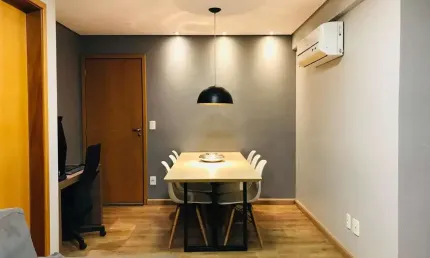 Apartamento mobiliado no condomínio garden monte libano