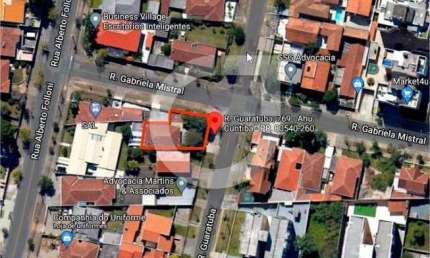 Terreno à venda na Rua Guaratuba, 769, Ahú, Curitiba, 467 m2 por R$ 850.000