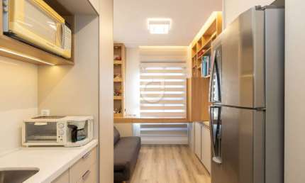 Apartamento com 1 quarto à venda na Alameda Princesa Izabel, 1240, Bigorrilho, Curitiba, 24 m2 por R$ 395.000
