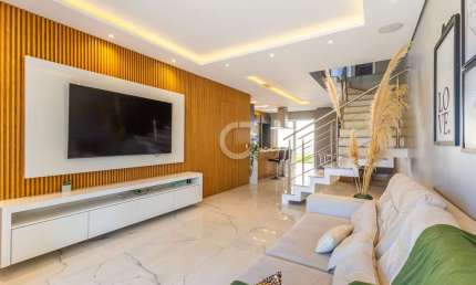 Casa em condomínio fechado com 3 quartos à venda na Rua Victor Kotovis, 450, Abranches, Curitiba, 164 m2 por R$ 955.000