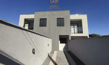 Geminado duplex novo para venda na vila lenzi em jaraguá do sul