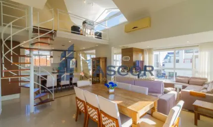 Cobertura com 3 quartos à venda na rua dos cambuatas, --, jurerê, florianópolis, 196 m2 por r$ 2.750.000