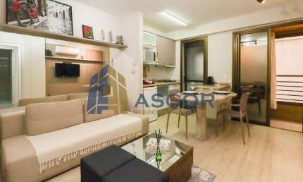 Apartamento com 1 quarto para alugar na Avenida Trompowsky, --, Centro, Florianópolis, 42 m2 por R$ 4.150