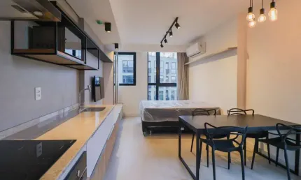Apartamento com 1 quarto para alugar na rua prof. simão josé hess, --, trindade, florianópolis, 32 m2 por r$ 4.250
