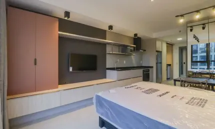 Apartamento com 1 quarto para alugar na rua prof. simão josé hess, --, trindade, florianópolis, 36 m2 por r$ 4.500
