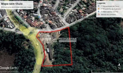 Terreno comercial à venda no Jardim Valflor, Embu-Guaçu 