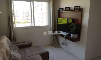 Vendo excelente apartamento com 2 dormitórios, sala, cozinha, 1 banheiro, cozinha e a lavanderia com móveis planejados, sem vaga de garagem,