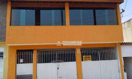 Vendo maravilhoso sobrado com 3 dormitórios, sendo 1 suíte, sala grande para 3 ambientes, cozinha grande, com copa, repleta de armários, churrasqueira