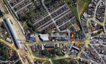 Terreno comercial a venda com 650 m² ao lado da estação CPTM Mendes/Vila Natal
