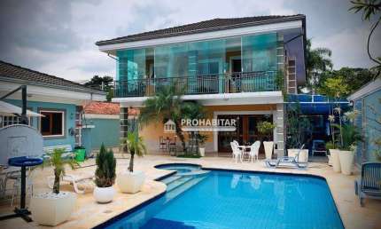 Sobrado com 3 dormitórios à venda, 550 m² - Interlagos - São Paulo/SP