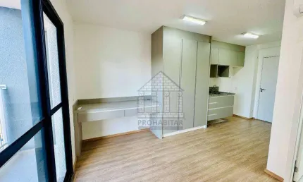 Alugo studio na região do alto da boa vista com lazer completo, com armários, cozinha e quarto