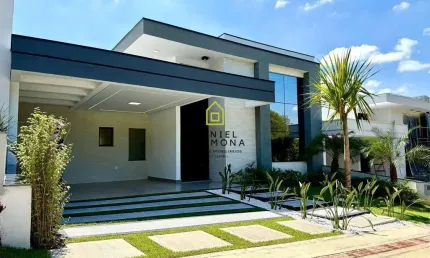 Belíssima Casa Térrea 03 Suítes - Residencial London Park - Indaiatuba/SP.