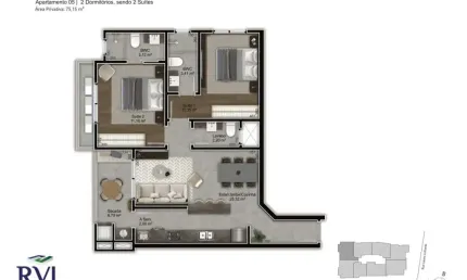 Apartamento com 2 quartos à venda na Rua Lauro Linhares, 1815, Trindade, Florianópolis