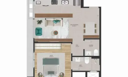 Apartamento com 1 quarto à venda na Rua José Boiteux, 155, Centro, Florianópolis