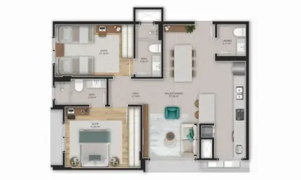 Apartamento com 2 quartos à venda na Rua José Boiteux, 155, Centro, Florianópolis