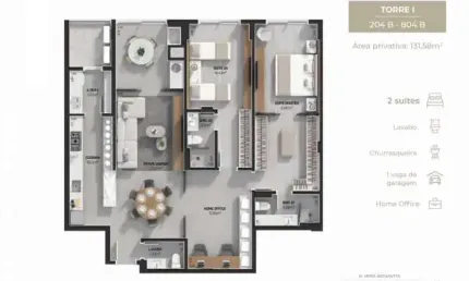 Apartamento com 2 quartos à venda na Rua Marcílio Dias, 7, Estreito, Florianópolis