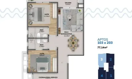Apartamento com 2 quartos à venda na Rodovia Francisco Thomaz dos Santos, 9005, Pântano do Sul, Florianópolis