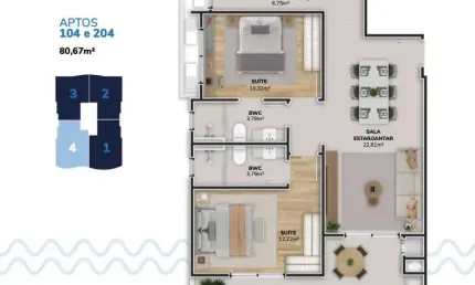 Apartamento com 2 quartos à venda na Rodovia Francisco Thomaz dos Santos, 9005, Pântano do Sul, Florianópolis