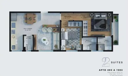 Apartamento com 2 quartos à venda na Avenida Rio Branco, 430, Centro, Florianópolis