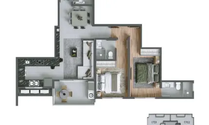 Apartamento com 2 quartos à venda na Rua Allan Kardec, 120, Agronômica, Florianópolis