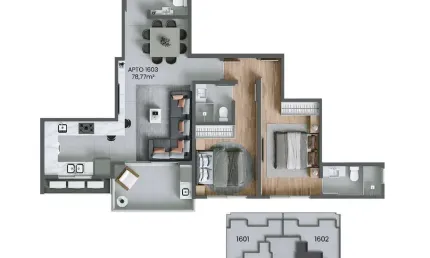 Apartamento com 2 quartos à venda na Rua Allan Kardec, 120, Agronômica, Florianópolis