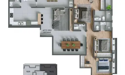 Apartamento com 3 quartos à venda na Rua Allan Kardec, 120, Agronômica, Florianópolis