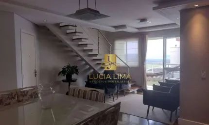 Cobertura luxuosa duplex,  com 5 dormitórios à venda, 255 m² por r$ 1.890.000 - jardim aquarius - são josé dos campos/sp