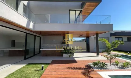 Sobrado espetacular, com piscina , sauna, 5 suítes à venda, 502 m² por r$ 5.380.000 - jardins das nações - urbanova - são josé dos campos/sp