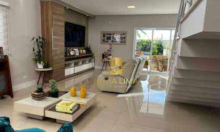 SEU REFÚGIO PERFEITO! Sobrado com ESPAÇO GOURMET, 4 SUÍTES à venda, 366 m² por R$ 3.300.000 - Condomínio Reserva do Paratehy - São José dos Campos/SP