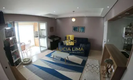 Apartamento INCRÍVEL com  VARANDA GOURMET, 2 dormitórios à venda, 75 m² por R$ 790.000 - Jardim das Indústrias - São José dos Campos/SP