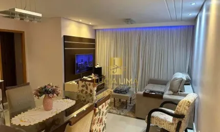 Apartamento luxuoso condomínio clube, com 3 dormitórios à venda, 111 m² por r$ 1.189.000 - jardim aquarius - são josé dos campos/sp