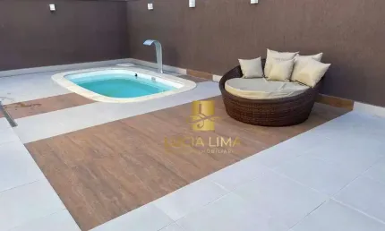 Casa BELISSIMA  para ALUGAR MOBILIADA, com PISCINA, 3 dormitórios, 150 m² por R$ 6.300/mês - Condomínio Terras do Vale - Caçapava/SP