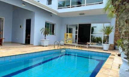 Sobrado LUXUOSO para ALUGAR com PISCINA, 4 dormitórios, 328 m² por R$ 8.800/mês - Jardim Altos de Santana I - Jacareí/SP
