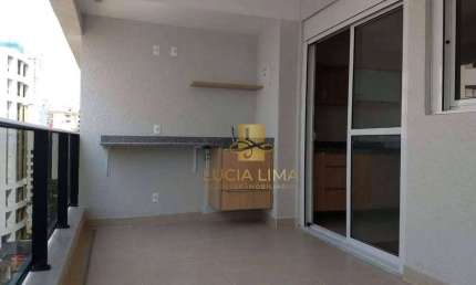 Apartamento MODERNO para ALUGAR MOBILIADO, com 1 dormitórios,  40 m² por R$ 3.500/mês - Jardim Aquarius - São José dos Campos/SP