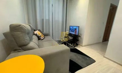 Apartamento aconchegante, aluga mobiliado,  1 dormitório, 39 m² por r$ 2.300/mês - jardim das indústrias - são josé dos campos/sp