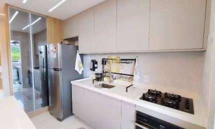 Apartamento SENSACIONAL no MARANATA,  com 2 dormitórios à venda, 64 m² por R$ 609.000 - Vila Industrial - São José dos Campos/SP