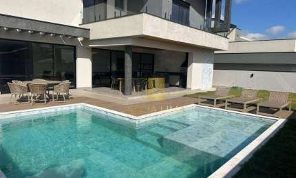 Sobrado com 5 dormitórios para alugar, 400 m² por R$ 19.334,00/mês - Condomínio Residencial Colinas do Paratehy - São José dos Campos/SP