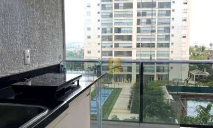 Apartamento TODO MOBILIADO para LOCAÇÃO no JARDIM AQUARIUS,  com 1 dormitório para alugar, 40 m² por R$ 4.960/mês - São José dos Campos/SP