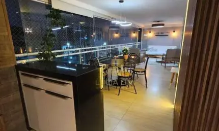 Apartamento dos sonhos  varanda gourmet, com 3 suítes à venda, 182 m² por r$ 2.150.000 - vila ema - são josé dos campos/sp